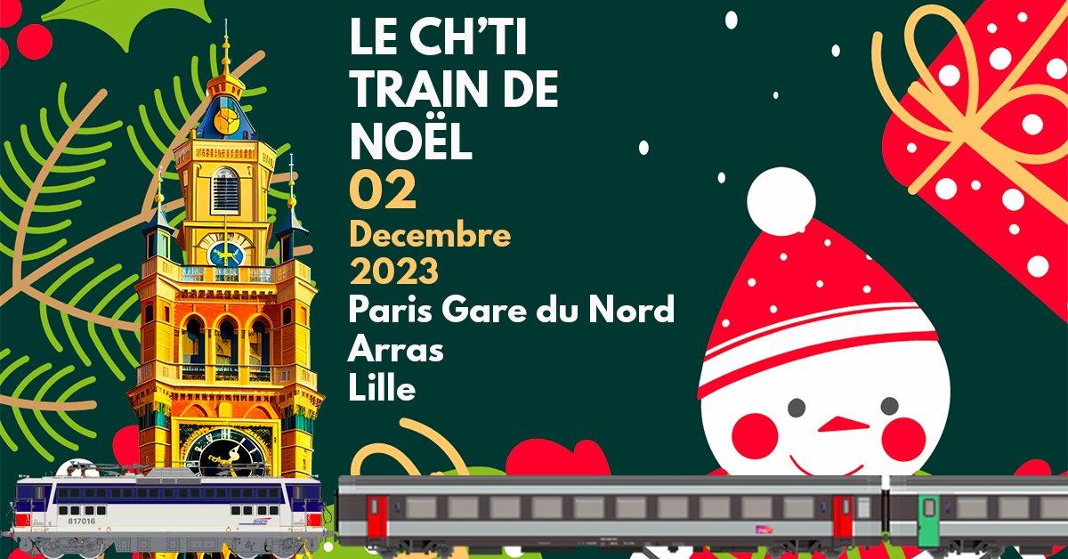 Affiche aapsl le ch ti train de noel 2023