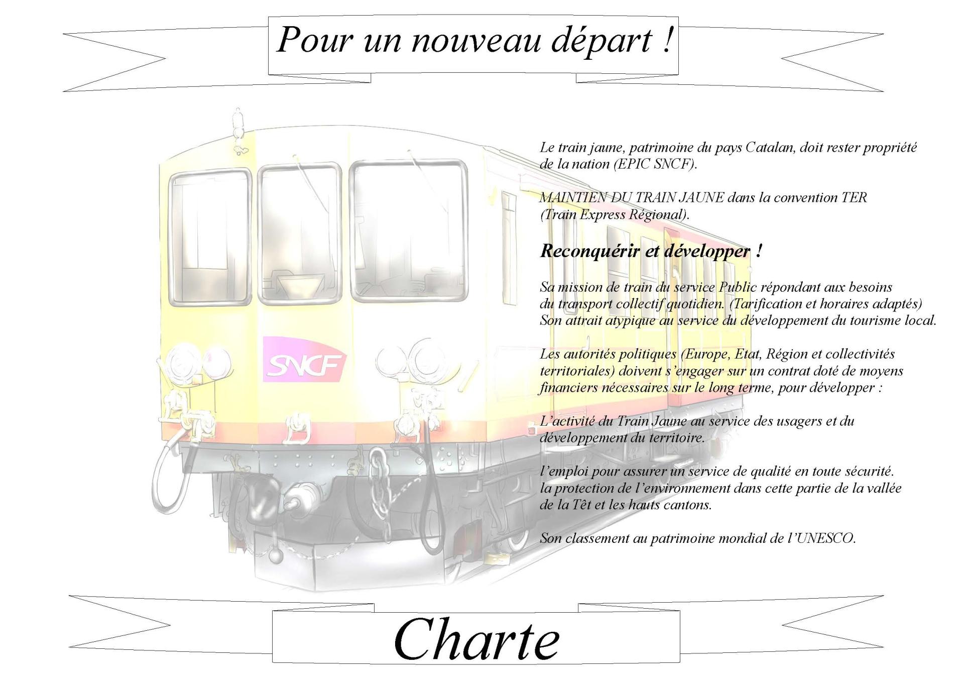Charte cheminots train jaune 2015