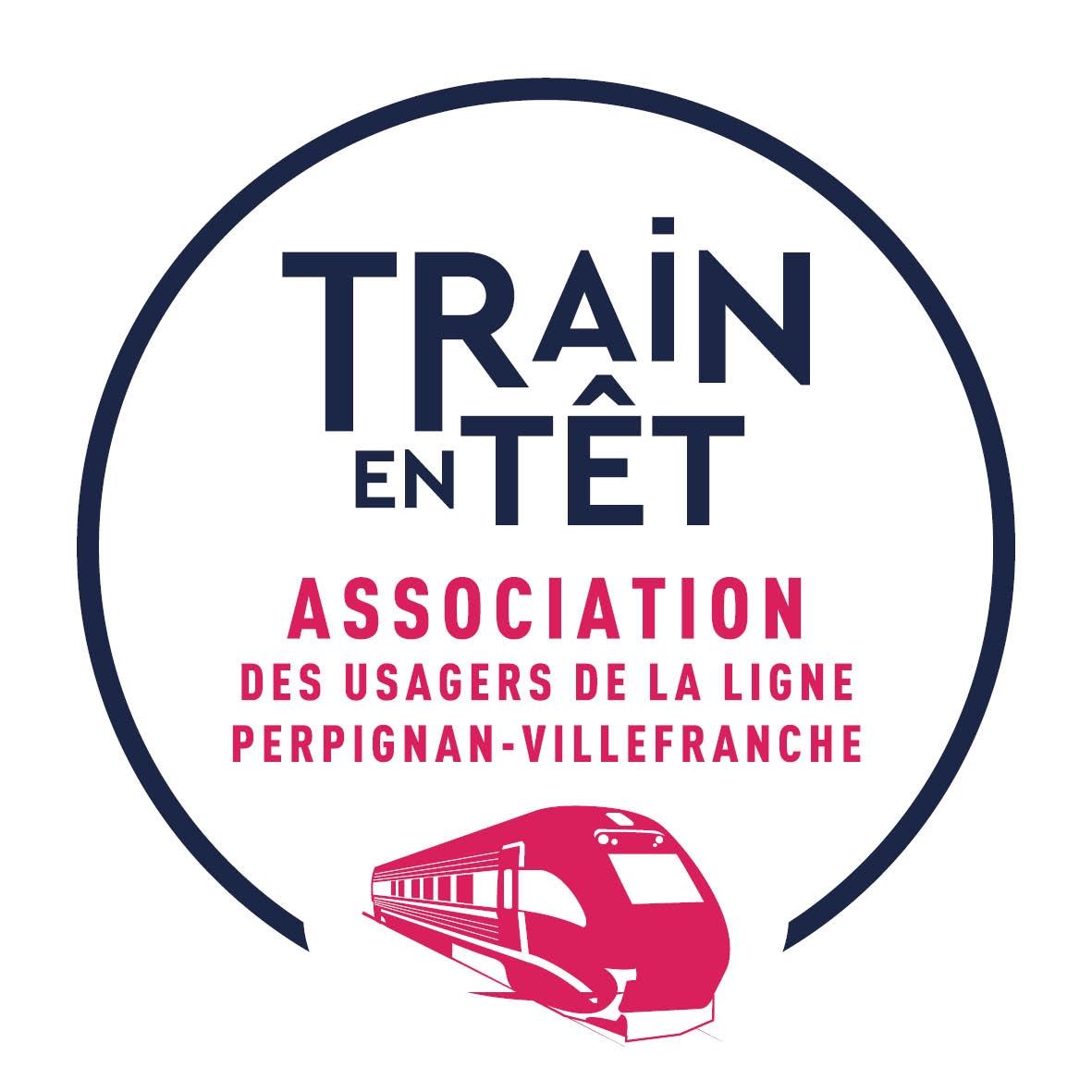 Logo association train en tet