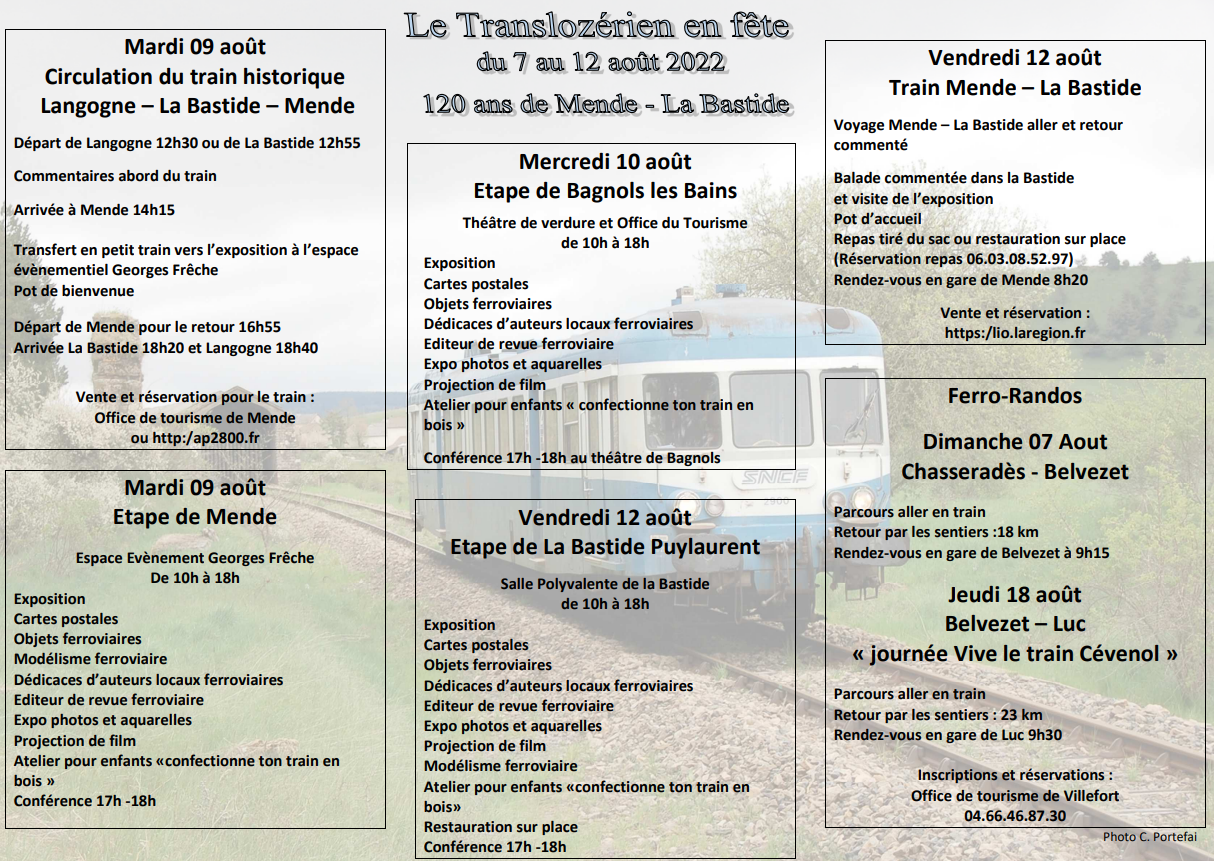 Programme 120 ans du translozerien